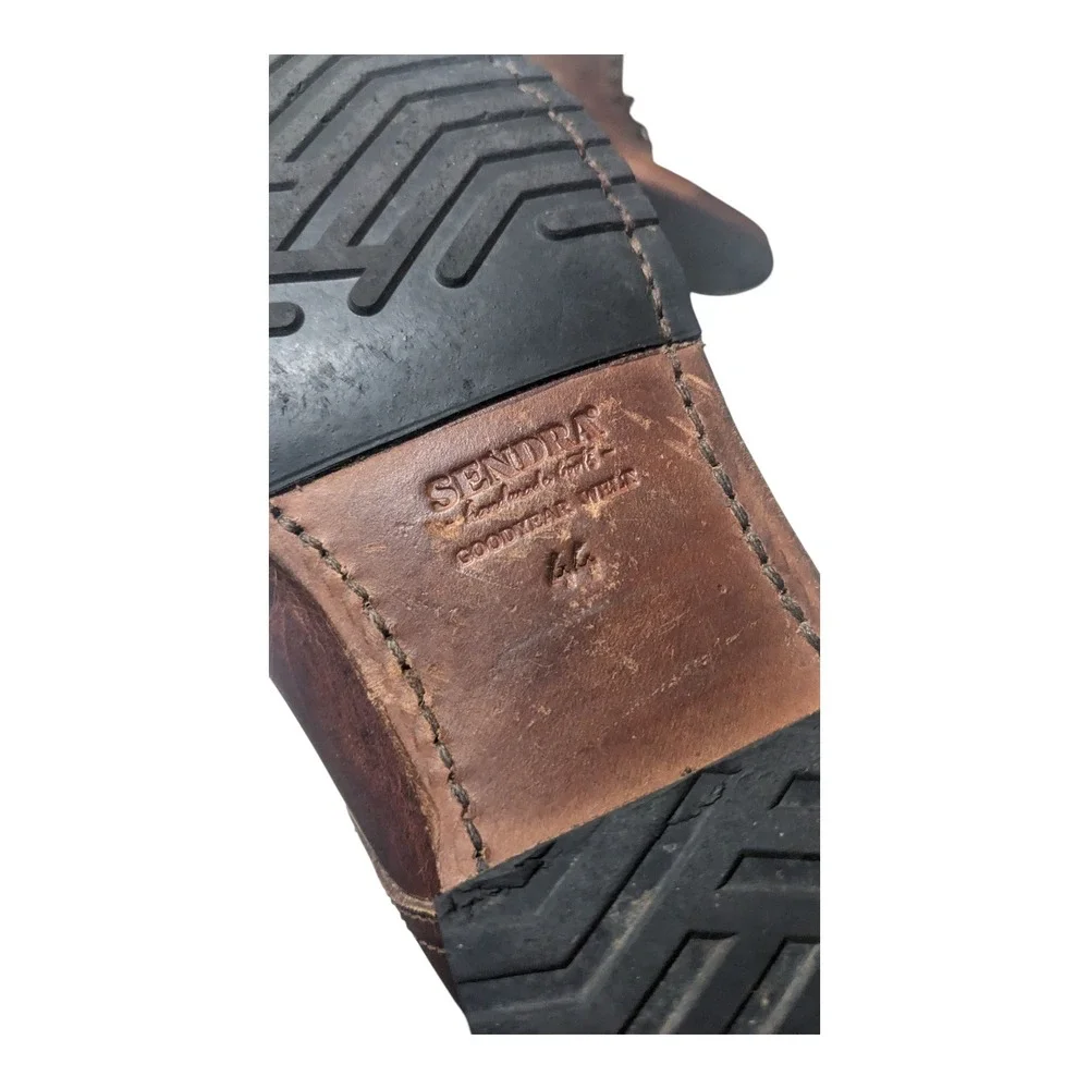 9049 Sendra‎ Lace up Boots Sprinter Evolution Tang Rubber Sole Frame Sewn 44